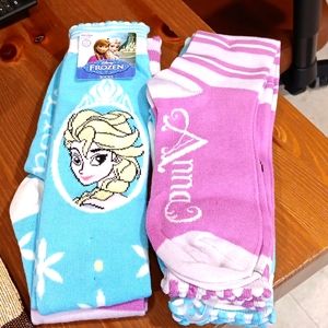 Disney Frozen knee socks NWT